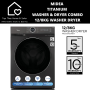Midea Titanium Washer & Dryer Combo - 12/8KG Washer Dryer