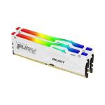 Kingston KF560C36BWEAK2-64 Fury Beast Rgb 64GB Kit 2 X 32GB DDR5 Dram 6000MHZ CL36 1.35V Amd Expo White Memory