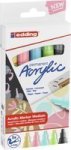 Edding - 5100 Permanent Acrylic Markers Pastel 5'S