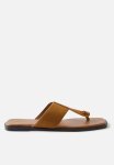 Cotton On Henley Toe Post Slide - Tan Micro