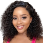 13X4 Water Wave Wig Full Frontal Wig Ear To Ear Bob Wig