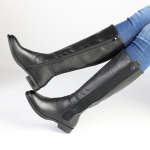 Madison Yentl Boot - Pebble Black - 8