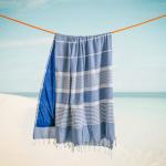 Solid Fouta Basic Stripe Light Blue
