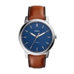 Fossil The Minimalist Slim Three-hand Light Brown Leather Men's Watch FS5304