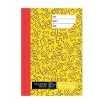 A4 2QUIRE Book Yellow black 192PG Hard Cover Croxley