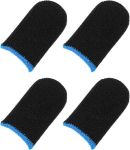 High Sensitivity Anti-sweat Touchscreen Gaming Finger Sleeves 4 Pieces
