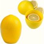1pc Lemon Shaped Fresh-keeping Box Fruit Style Fresh-keeping Bowl Household Fresh-keeping Box Sealed Box Lemon Cut Storage Food Fresh-keeping Box Fruit Storage Box Onion
