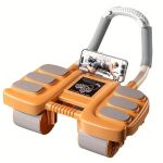 Four-wheel Automatic Rebound Ab Roller Wheel With Elbow Support Abdominal Wheel Core Exercise Equipment For Home Gym Abdominal W