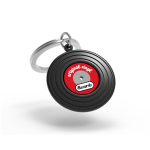 Vintage Music Lovers' Premium Keyrings Assorted Styles - Vinyl