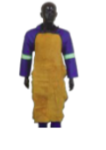 Pioneer Yellow Leather Welding Apron 120 X 65 Premium - Yellow
