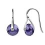 DESTINY Leah Earring With Swarovski Crystals Tanzanite