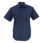Hamilton Check Lounge Short Sleeve Mens - 4XL Navy