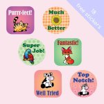 Mix Pack One Merit Labels - English