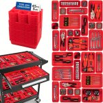 45PCS Tool Box Organizer: Maximize Your Tool Chest Storage With Drawer Dividers & Trays