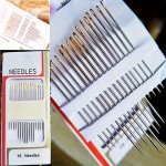 16PCS Golden Large Eye Hand Sewing Needles Set For Embroidery And Stitching - Durable Craft Supplies