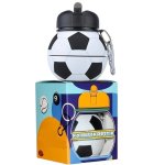 550 Collaspible Silicone Soccer Water Bottle