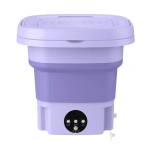 Foldable Washing Machine For Underwear Socks Portable Household Laundry -6L