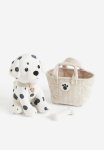 Dog Soft Toy With Bag - White Multi