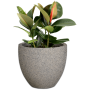 Premium Egg Plant Pot - Small 345MM X 395MM / Granite / With Feet