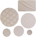 Food Cover - Organic Cream Neutral Range - Gmo Free Cotton 6 Pack