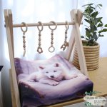 Changing Mat Cover White Frost Wolf