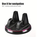 1PC Car Phone Holder 360-DEGREE Rotating Fixed Car Phone Anti-slip Holder Silicone Desktop Bracket Automotive Interior Accessori