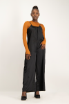 Eleanor Satin Wide Leg Jumpsuit - M