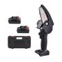 6 Cordless Rechargeable Portable Chain Saw With Carry Case & Batteries