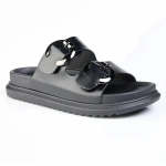 Madison 2 Buckle Sandal - Black - 8