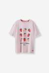 GIRLS Oversized Tee - 10 Light Pink