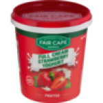 Fair Cape Dairies Strawberry Full Cream Yoghurt 1KG