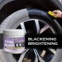 Premium Car Tire Shine Wax - Durable Protection & Gloss Enhancer For Plastic Parts Long-lasting Maintenance Coating