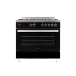 Bennett Read Crystal 90CM Gas electric Stove Black