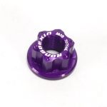 Vintage For Bike Rear Wheel Axle Nut Set 2-PACK M10X1.0 Aluminum Alloy Track Fixed Gear Wheel Nuts For Road And Track Bikes Blac
