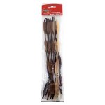 Crazy Craft Chenille Stick 12MM Brown And Beige 9 Piece