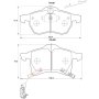 Opel Kbc Brake Pads Front For Classic Astra Zafira - Spares Direct