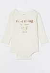 Cotton On Organic Newborn Pointelle Long Sleeve Bubbysuit - Milk best Thing 2025