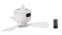 Rechargeable Ceiling Fan With Night Light And Remote Control - White