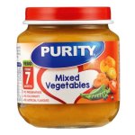 purity second foods mixed vegetables 125ml