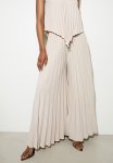 Printed Pleated Palazzo - Neutral