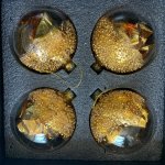 Crust Gold Balls Set Of 4