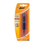 BIC Clic Pen Blue 2PC In Blister Pack