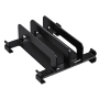Vertical Laptop Stand Desktop Holder Notebook Dock Space-saving Black