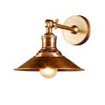 Kensington Metal Wall Light Antique Brass Antique Silver Black - Black