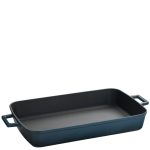 Lava Rectangular Dish 26X40 Cm Mojolica Grey