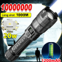 P900 High Power LED Flashflash Rechargeable Tactical Torch With Zoom USB Hand Lantern For Camping & Emergency 1200MAH Lithium Battery Battery Indicator Non-waterproof With USB Cable