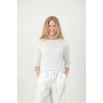 Tessa Cotton Roundneck Knit White - XL
