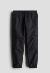 Cotton Cargo Trousers - Dark Grey