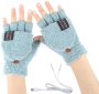 USB Heated Gloves Mint.