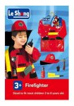 Fireman Costume Set 9 Pieces